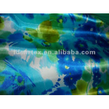 Polyester Printed Satin Fabric for Sleeping wear customize-made